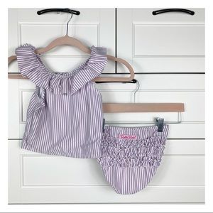 RUFFLE BUTTS | purple stripes ruffles 2 pc swim set (10)